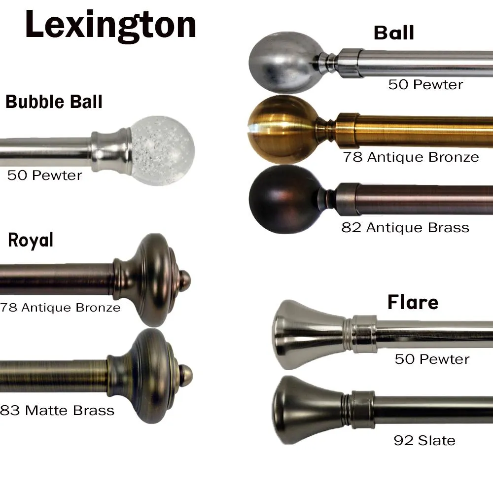 Lexington 1 inch Diameter Rod Set