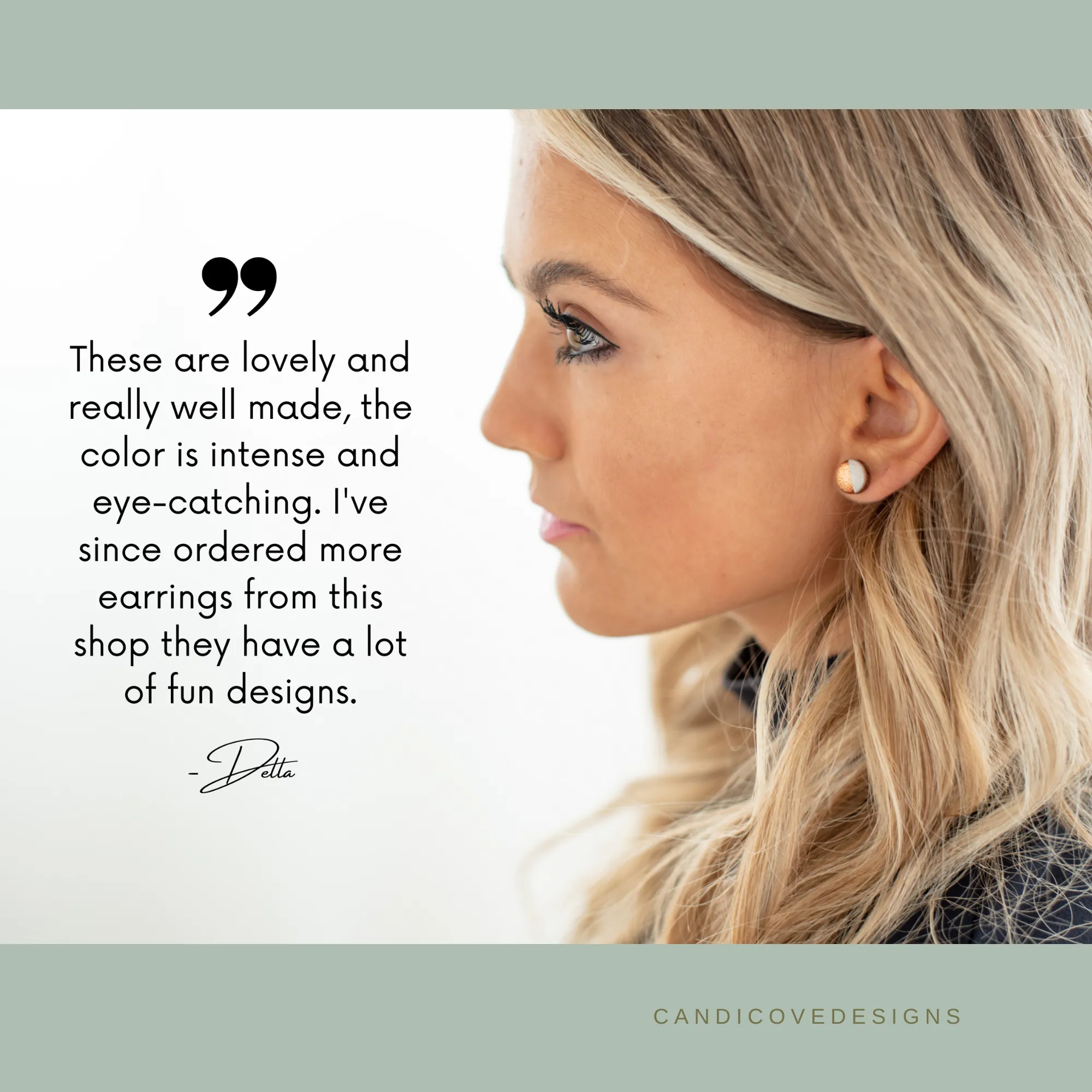Lime Green Stud Earrings by Candi Cove Designs