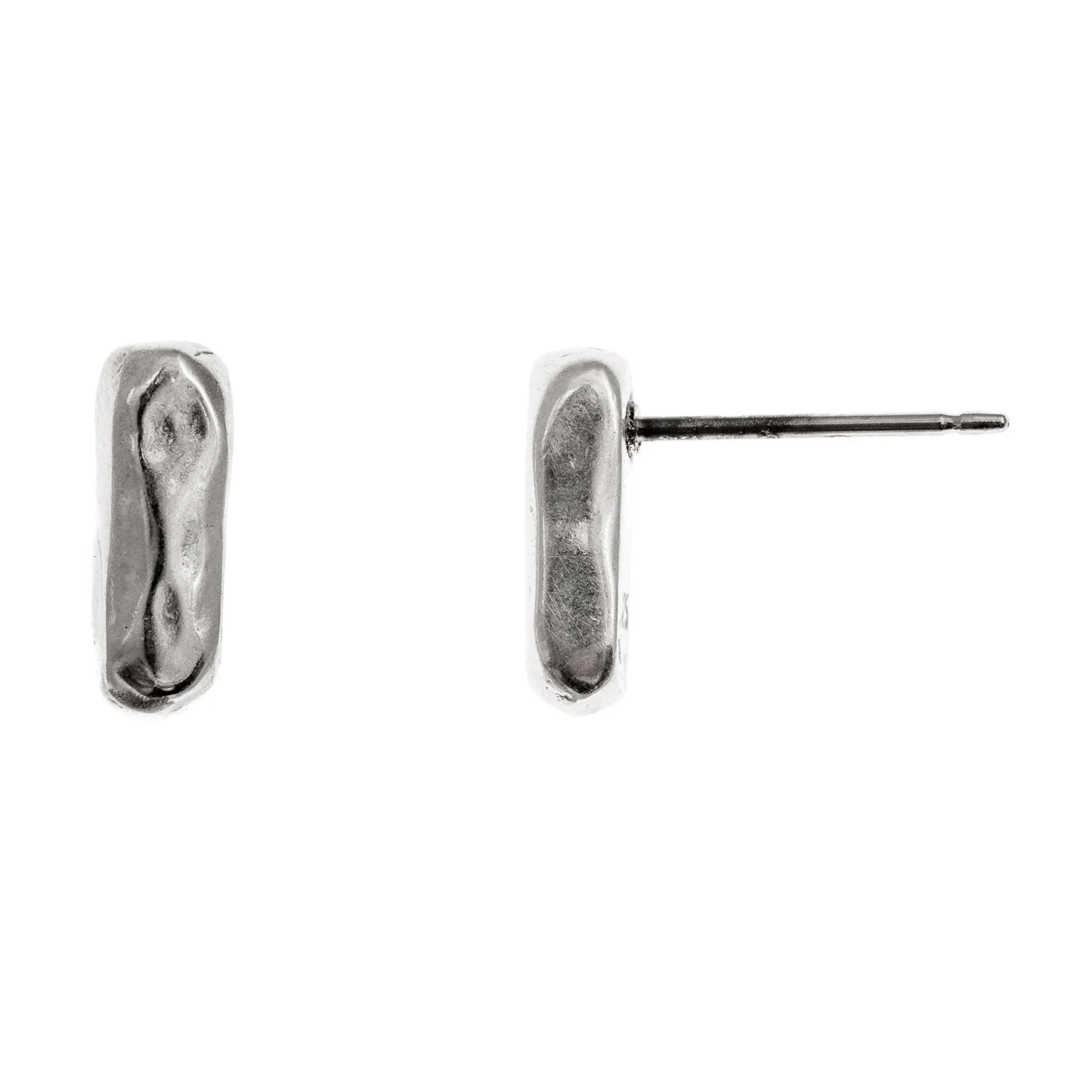Line earring - silver