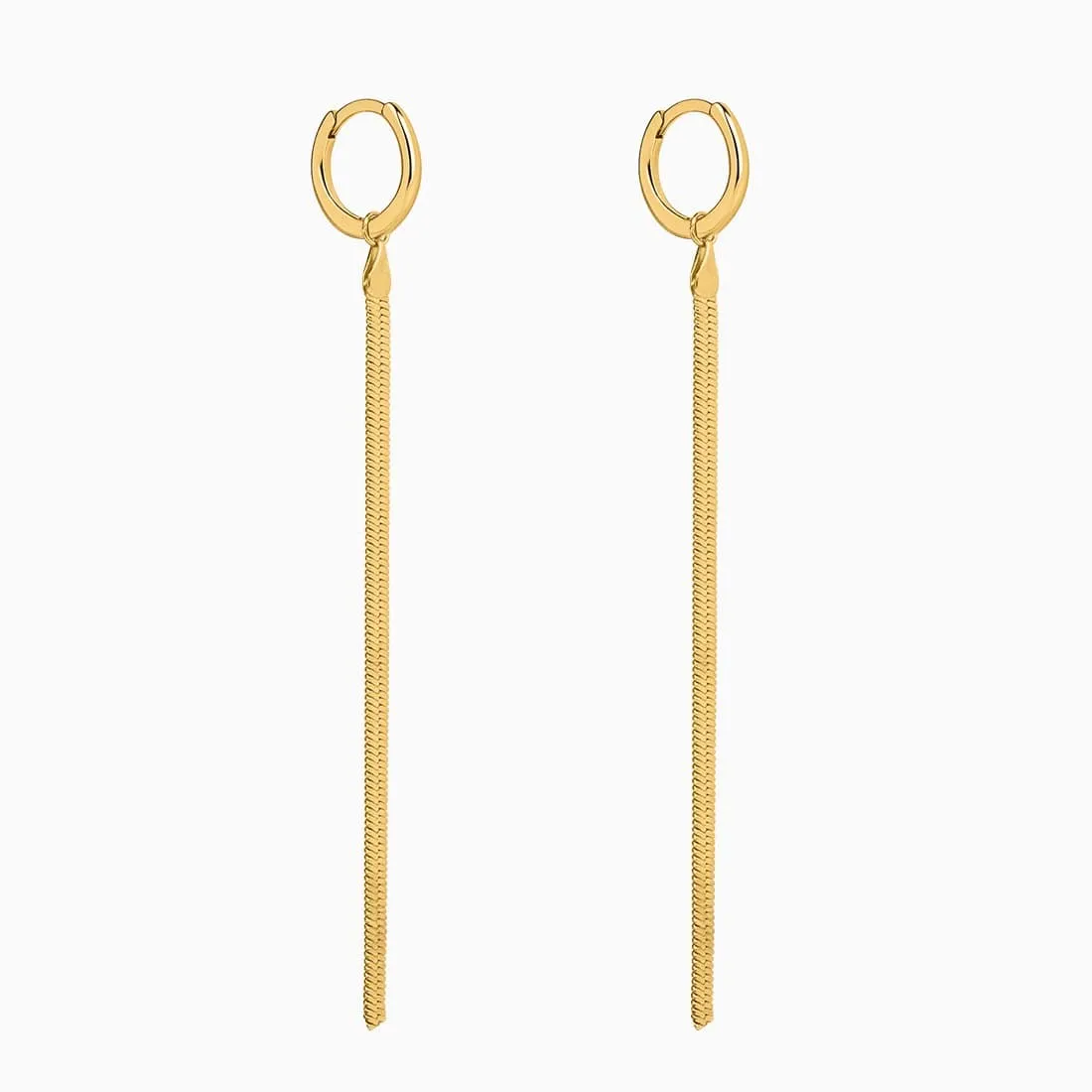 Lineal Earrings Gold