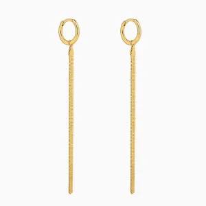 Lineal Earrings Gold