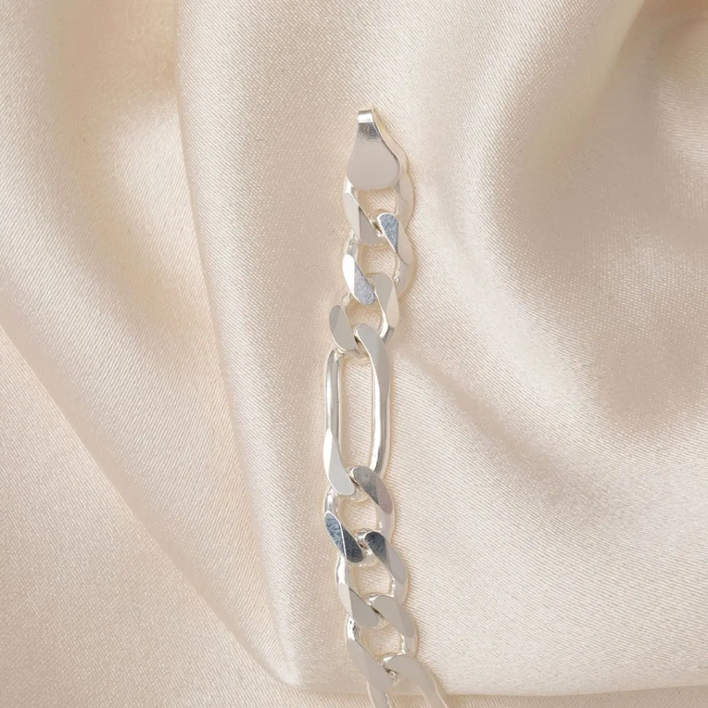 Lochlan | 8" Sterling Silver Figaro Bracelet