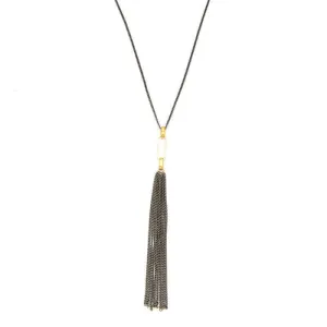 LORAINE TASSEL PENDANT NECKLACE