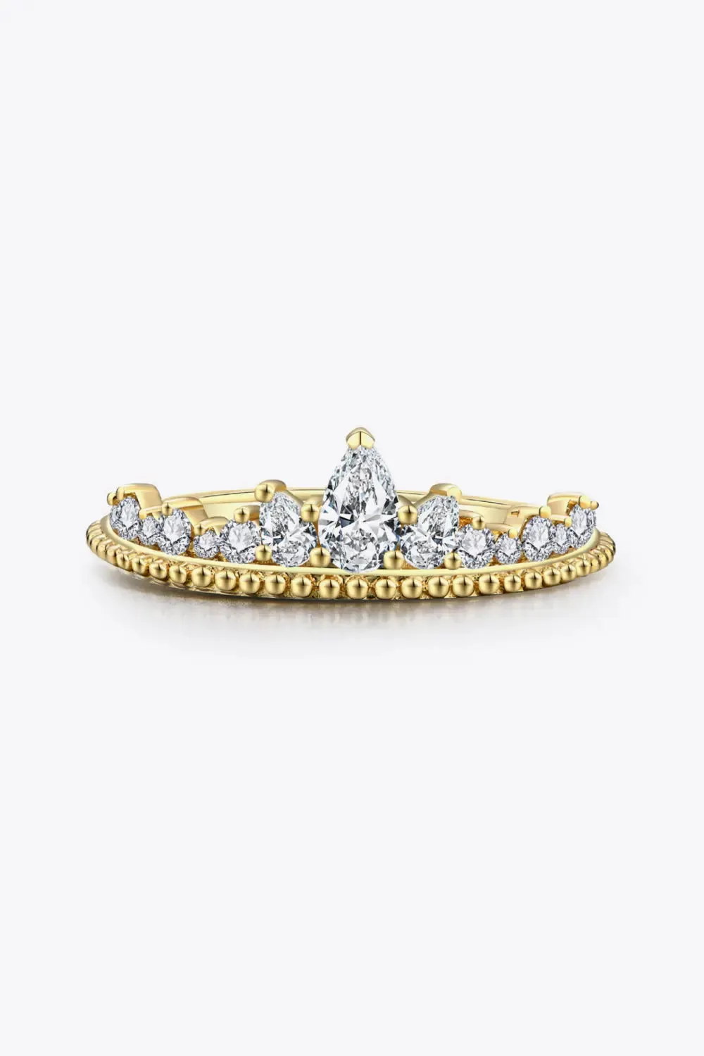 LOVCIA Crown Shape Moissanite Ring