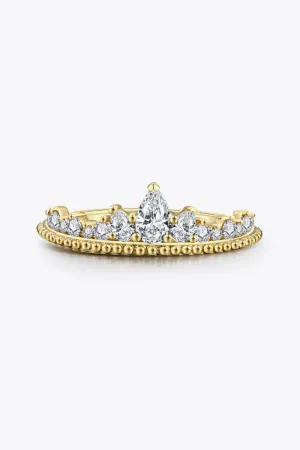 LOVCIA Crown Shape Moissanite Ring