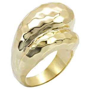LOVCIA Minimalist Gold-Toned Brass Ring