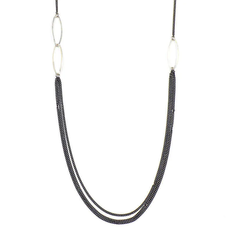 LUA SHORT MULTI-CHAIN NECKLACE