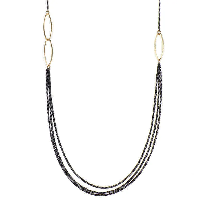 LUA SHORT MULTI-CHAIN NECKLACE