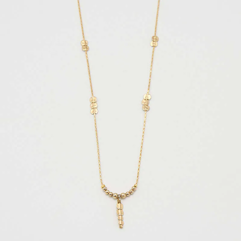 LUPE DROP PENDANT NECKLACE