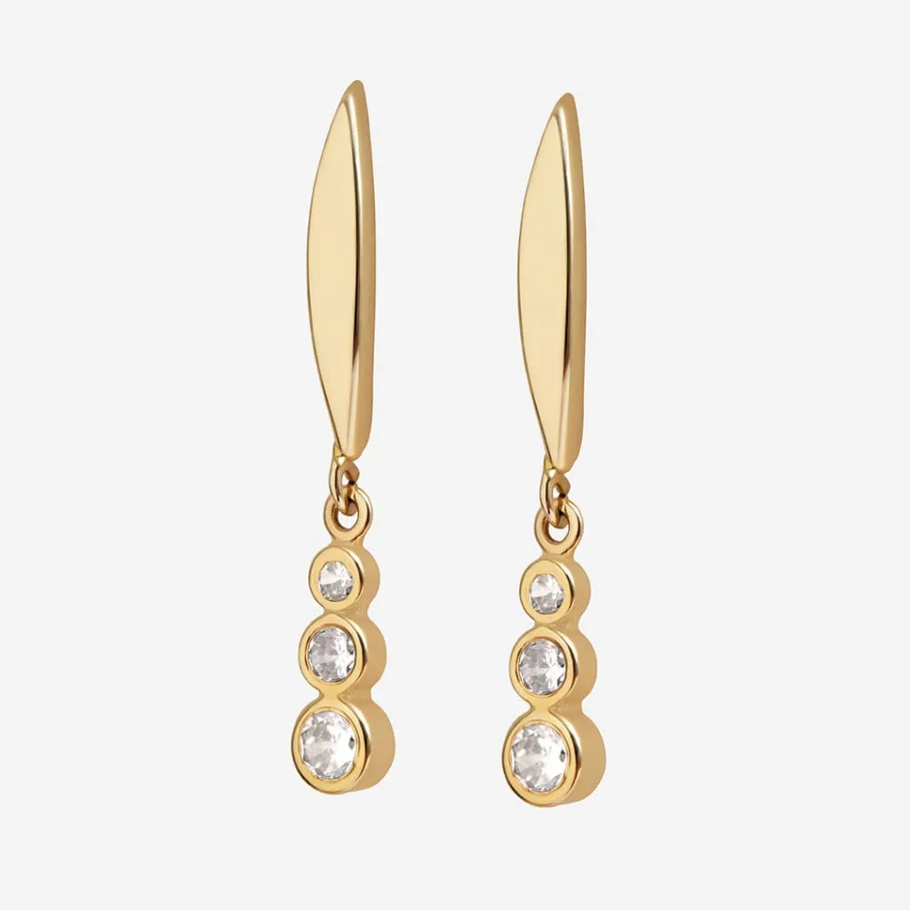Luxe Drop Earrings | 9ct Gold