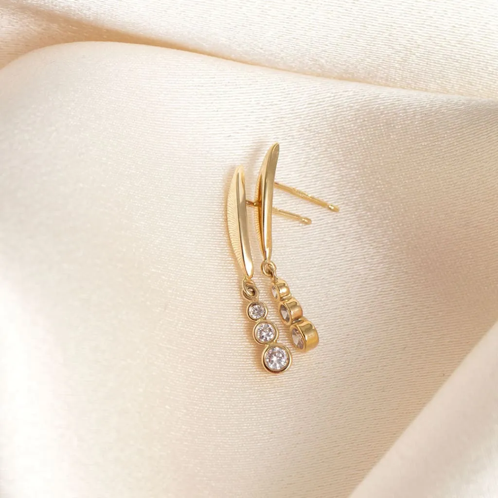 Luxe Drop Earrings | 9ct Gold