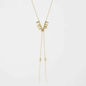 LUZ ADJUSTABLE CHARM NECKLACE