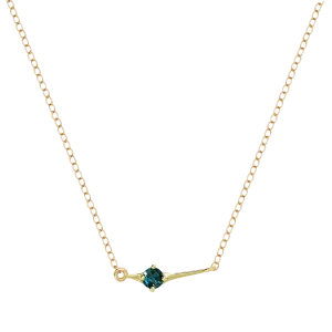 Lyra Necklace - Teal Tourmaline