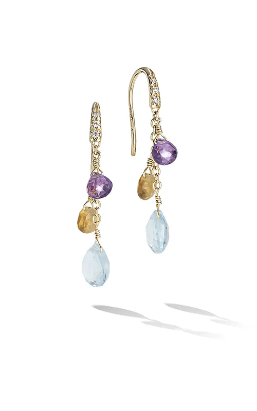 Marco Bicego 18K Paradise Gem Drop Earrings