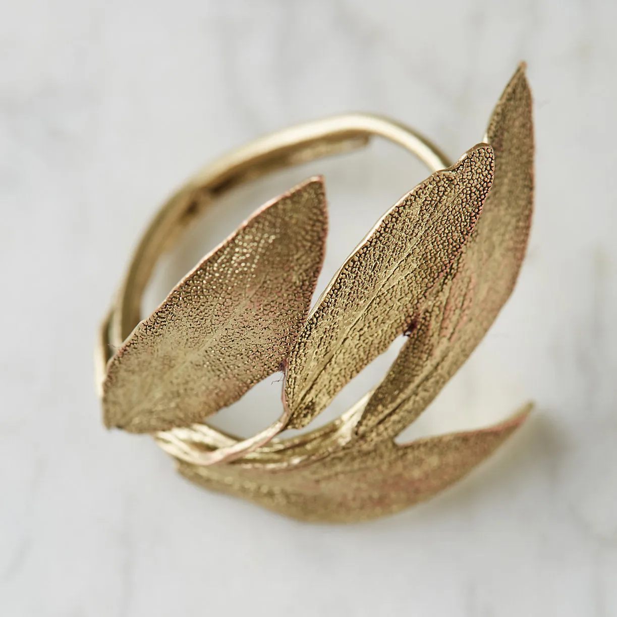 Michael Michaud Herb Assorted Napkin Rings Set for 8 from Silver Seasons