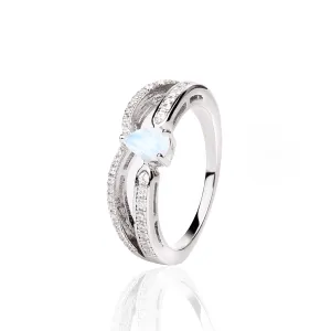 Minimalist' Moonstone Ring