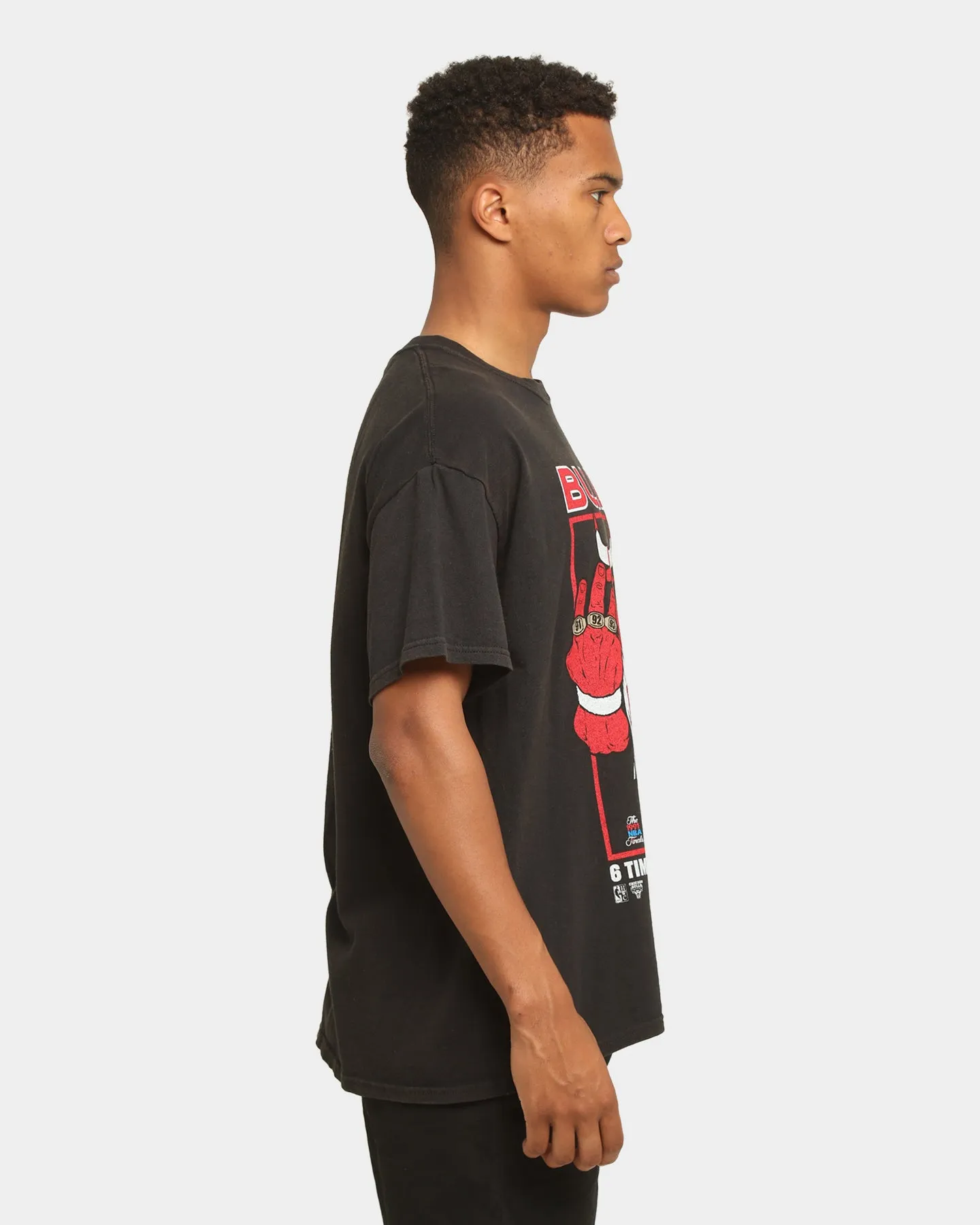 Mitchell & Ness Chicago Bulls Vintage Champs Rings T-Shirt Vintage Black