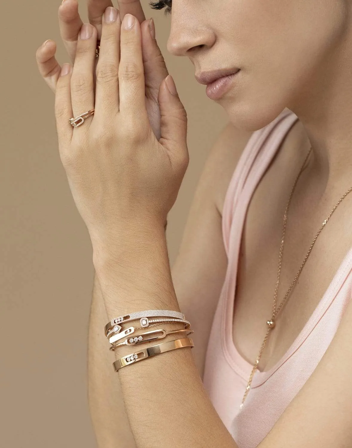 Move Thin Diamond Bangle