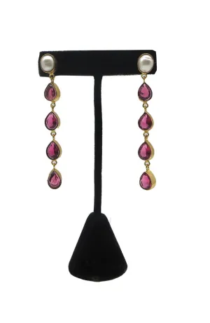 Mukono Earrings Red