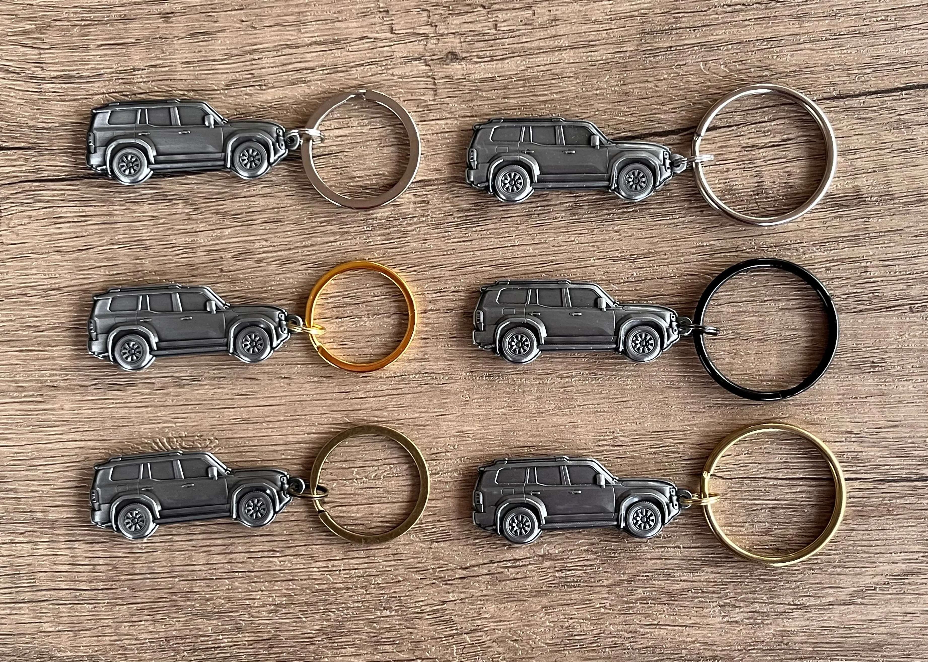 New 2024  Land Cruiser J250 3D Metal Key Chain - Reefmonkey