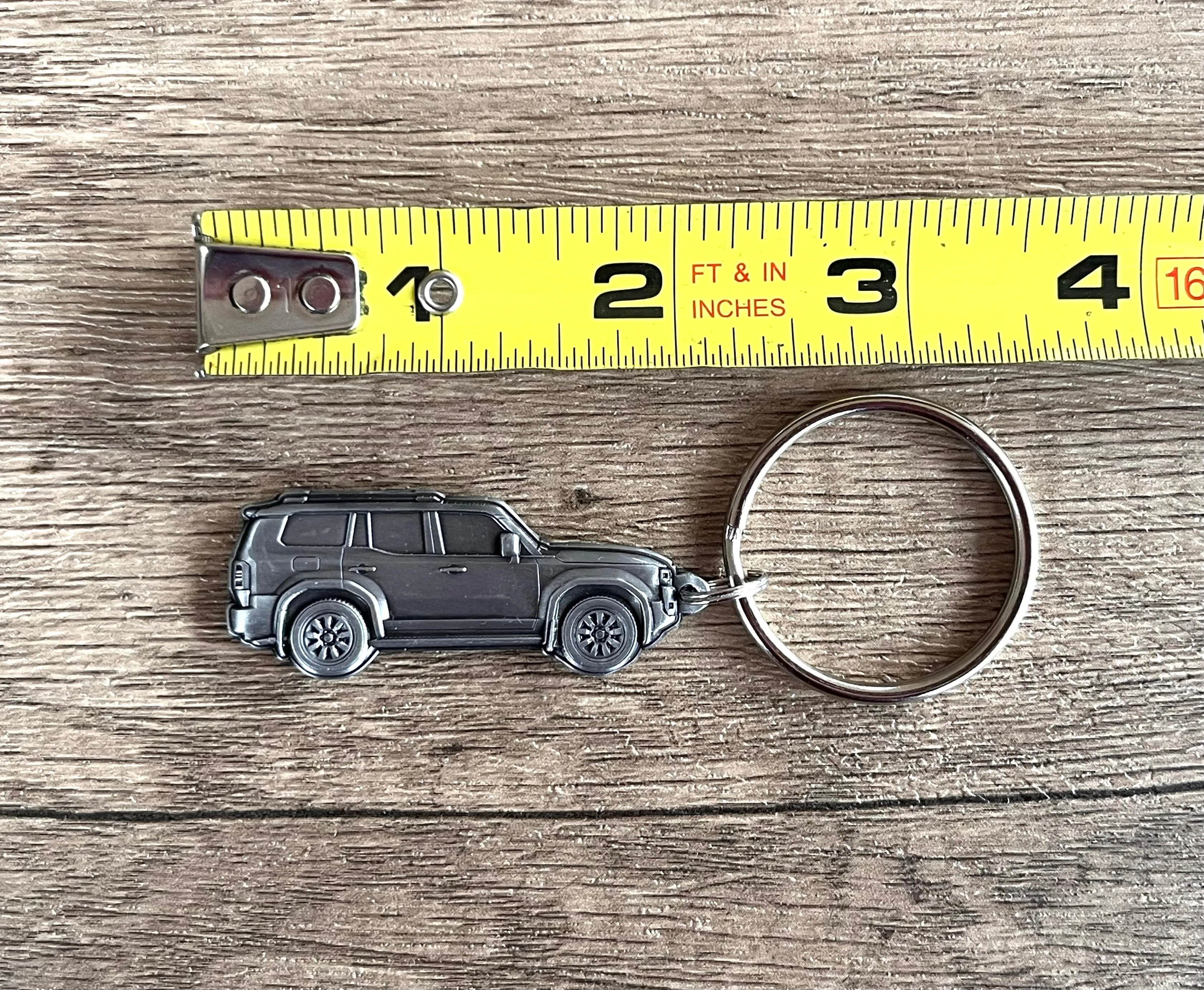 New 2024  Land Cruiser J250 3D Metal Key Chain - Reefmonkey