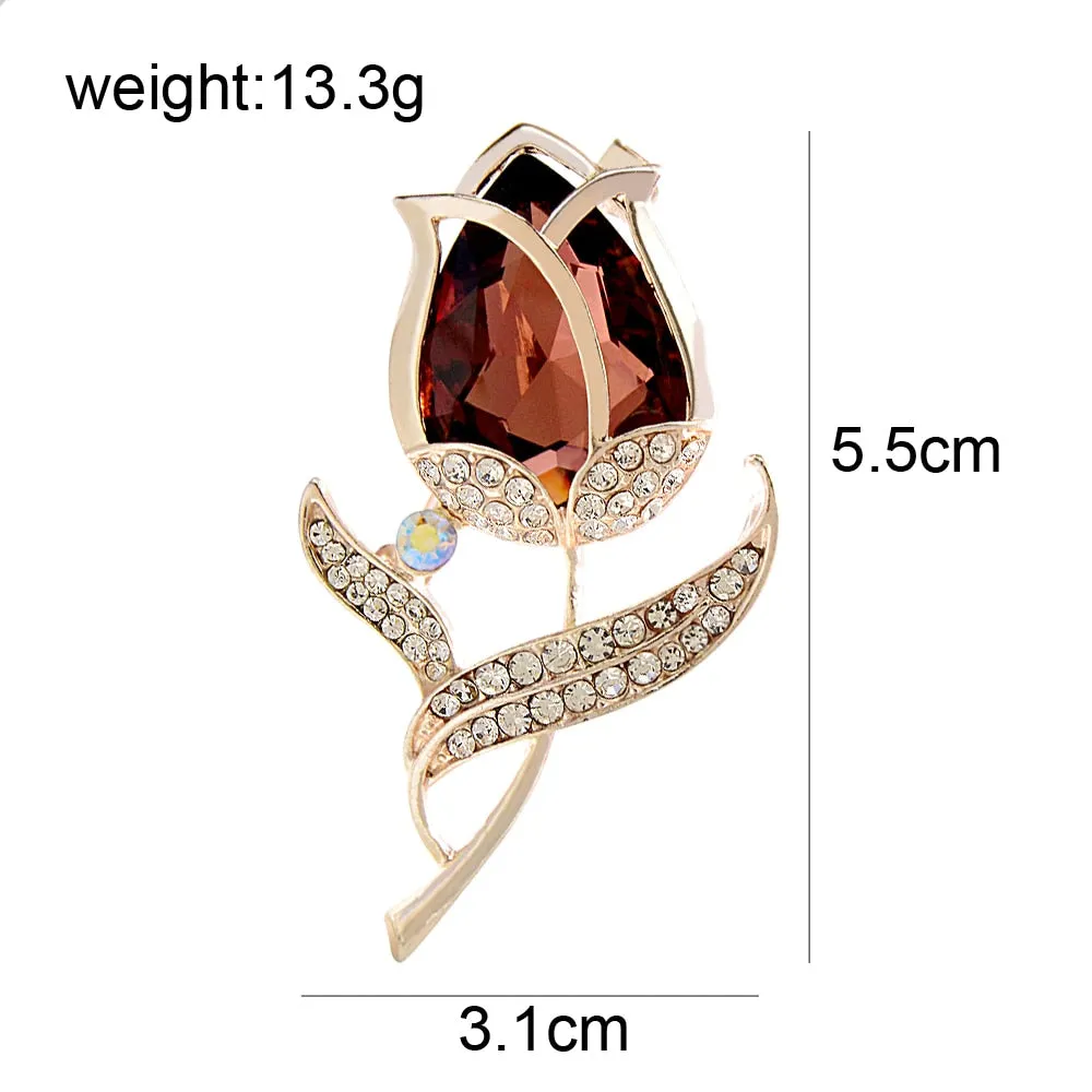 New Arrival Classic Tulip Flower Brooch