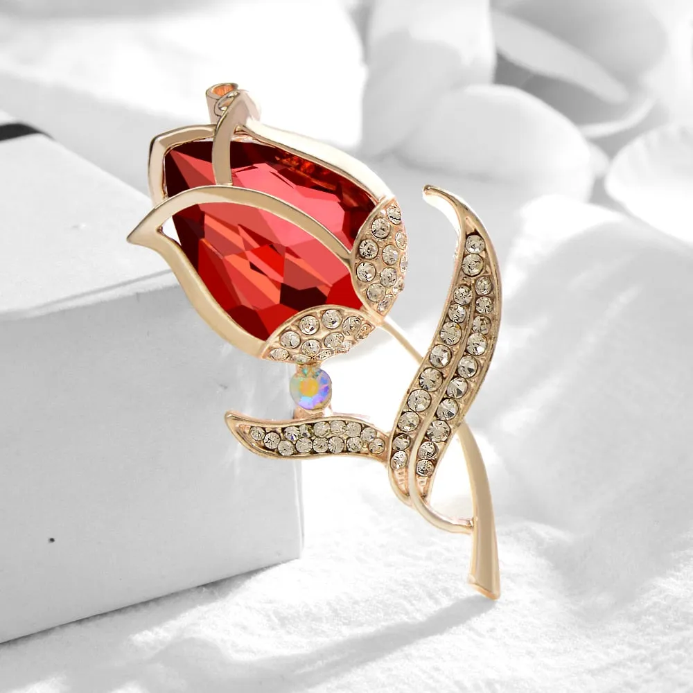 New Arrival Classic Tulip Flower Brooch