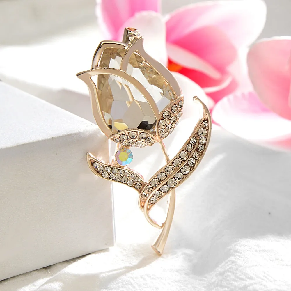 New Arrival Classic Tulip Flower Brooch