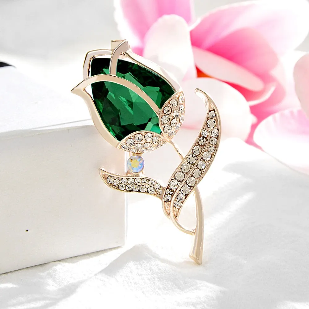 New Arrival Classic Tulip Flower Brooch