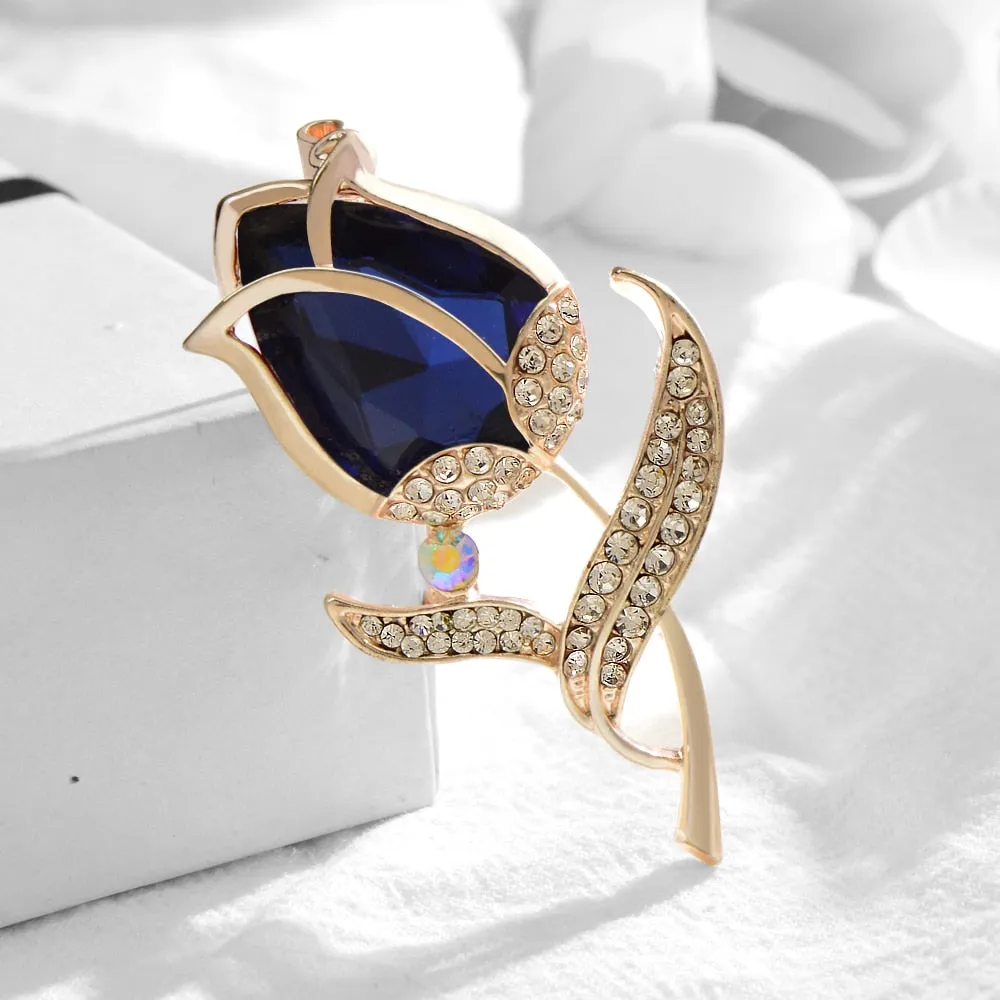 New Arrival Classic Tulip Flower Brooch
