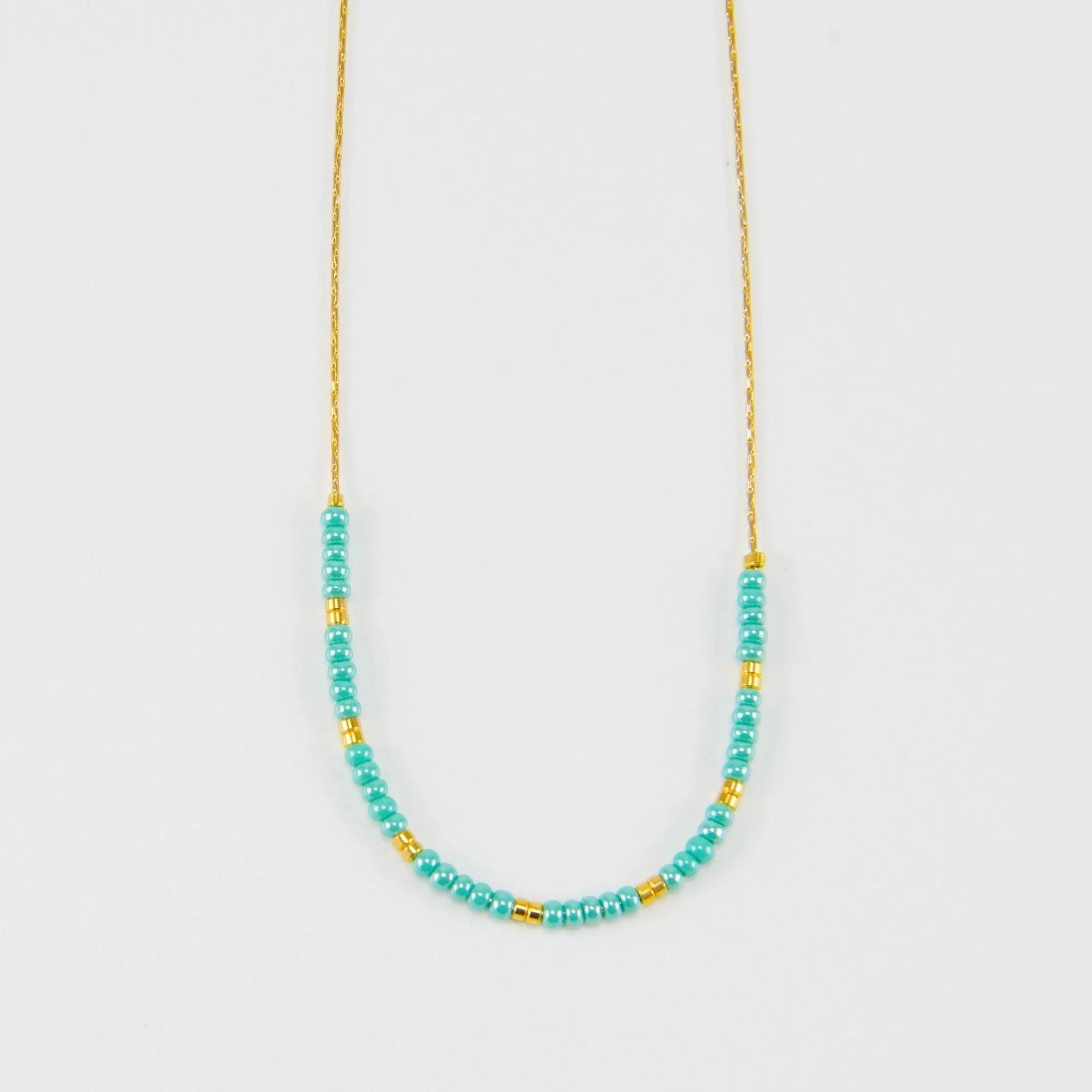 NOONA BEADED CHAIN NECKLACE