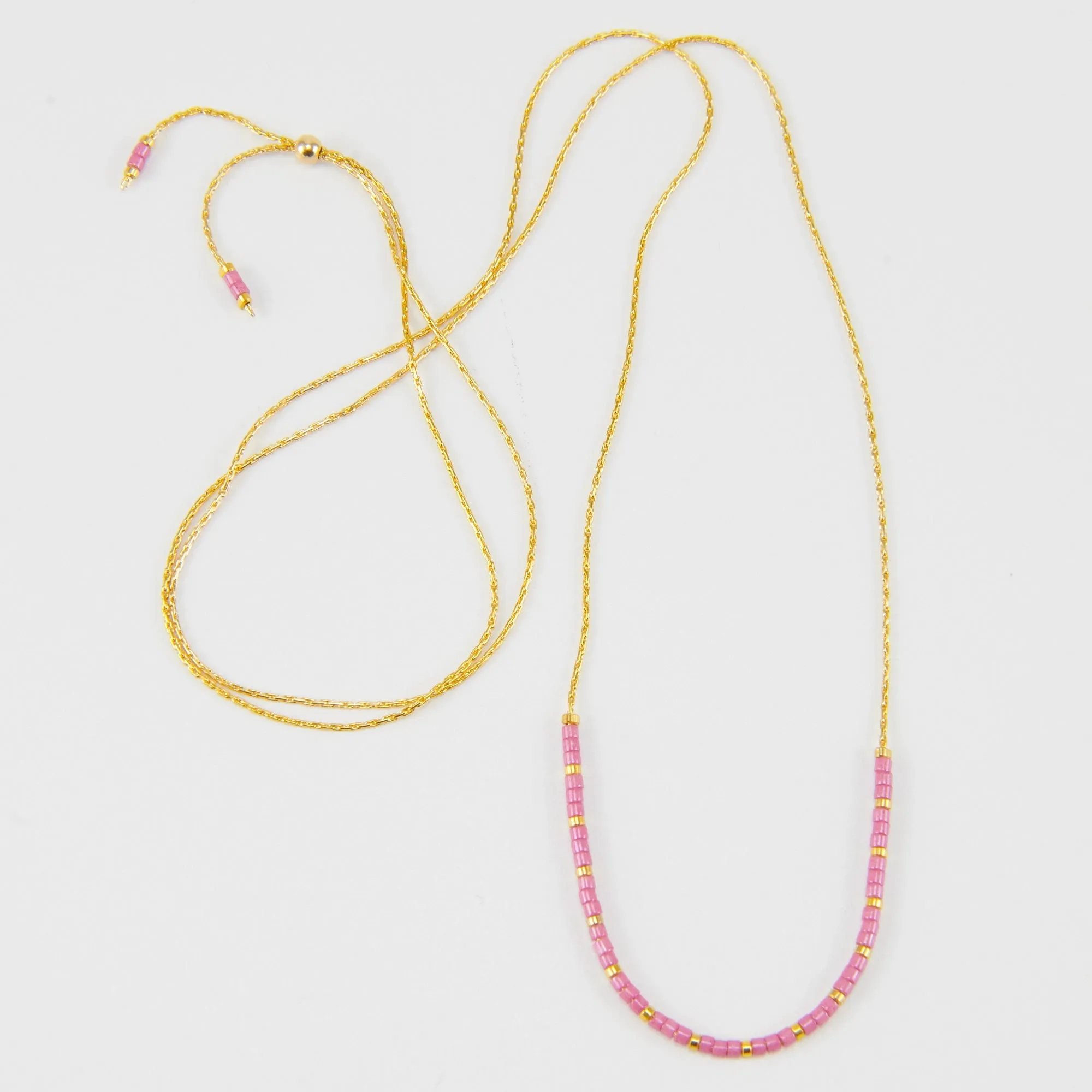 NOONA BEADED CHAIN NECKLACE