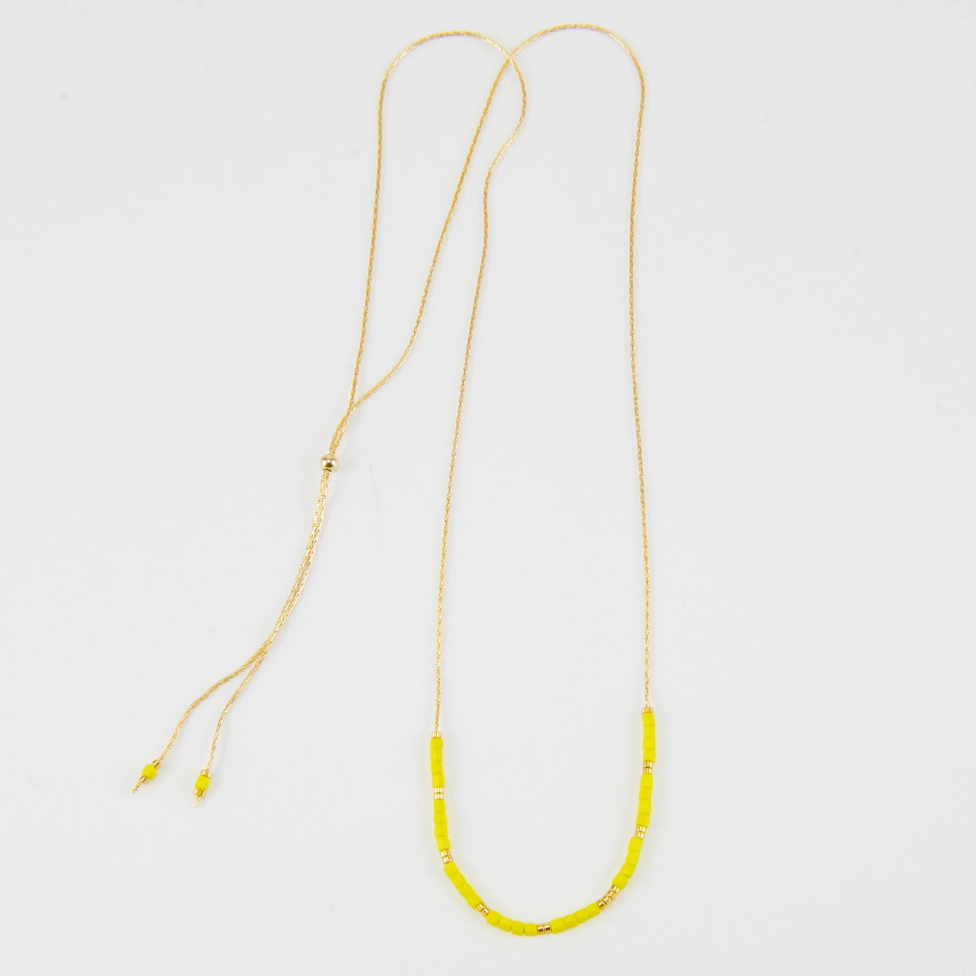 NOONA BEADED CHAIN NECKLACE