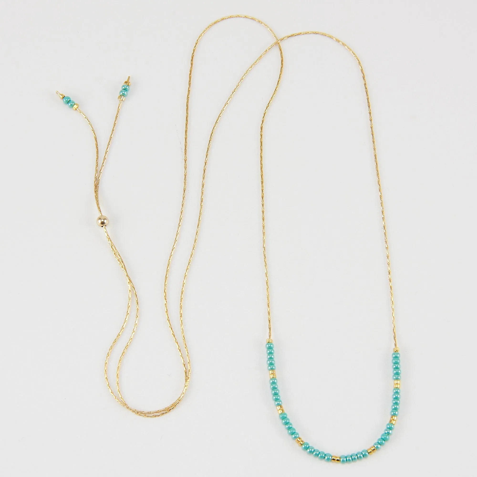 NOONA BEADED CHAIN NECKLACE
