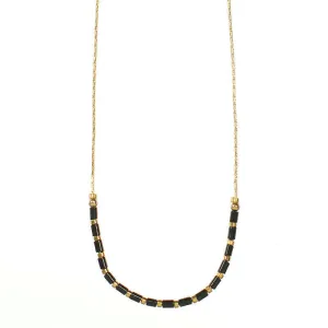 NOONA BEADED CHAIN NECKLACE