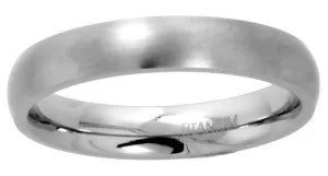 OXFORD MEN'S 4MM TITANIUM WEDDING RING