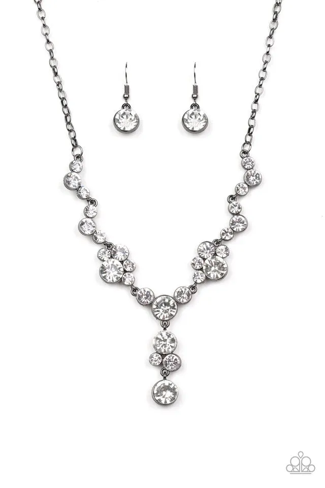 Paparazzi Necklace ~ Inner Light - Black