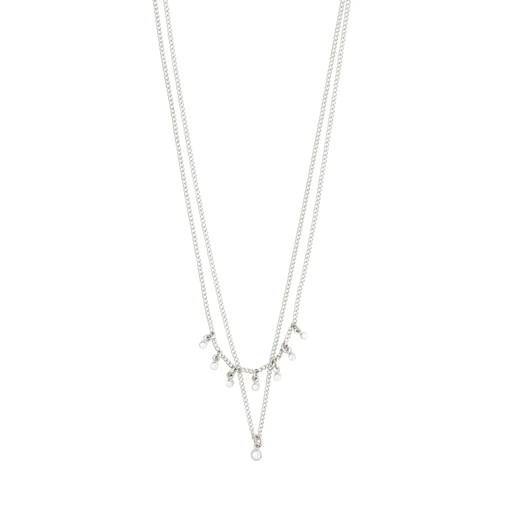 Pilgrim Sia 2in1 Necklace Silver