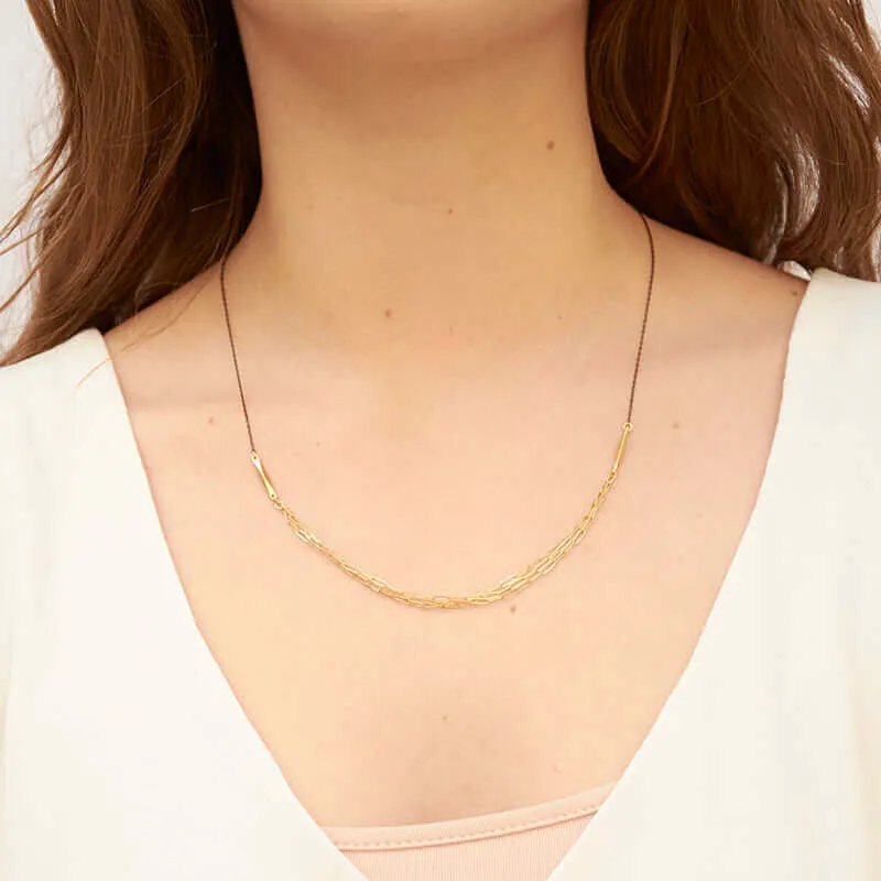 PRIA MULTI-CHAIN NECKLACE