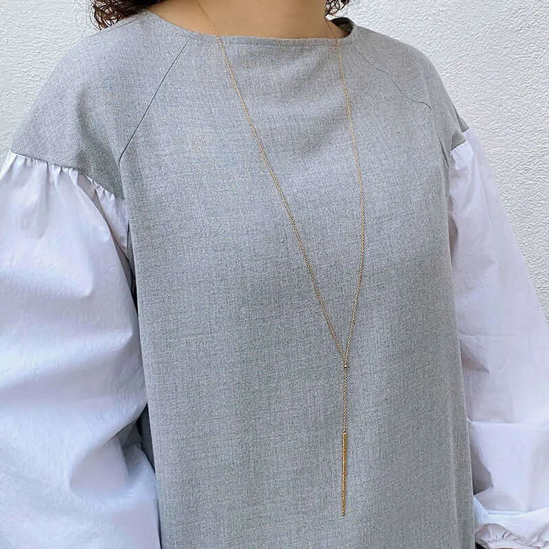 QUILL DROP PENDANT NECKLACE