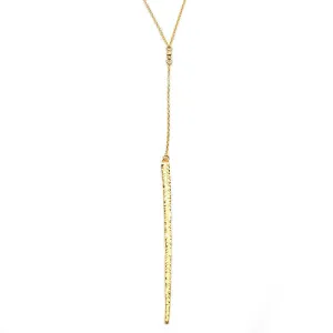 QUILL DROP PENDANT NECKLACE