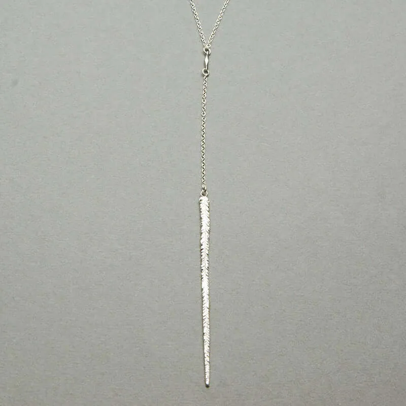 QUILL DROP PENDANT NECKLACE