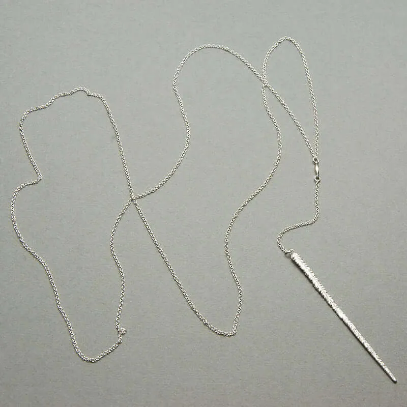 QUILL DROP PENDANT NECKLACE