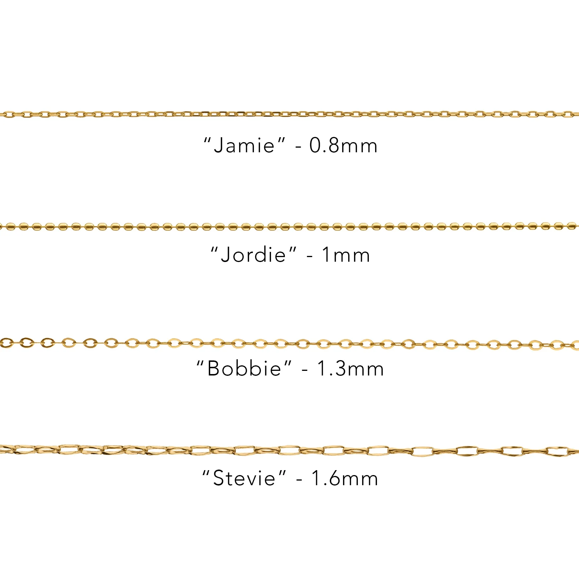 "Stevie" Delicate Open Link Chain