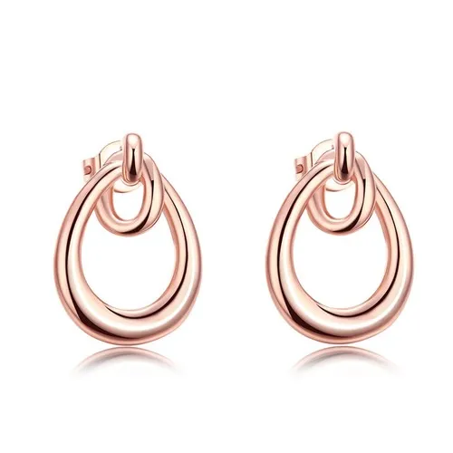 Rose gold earrings