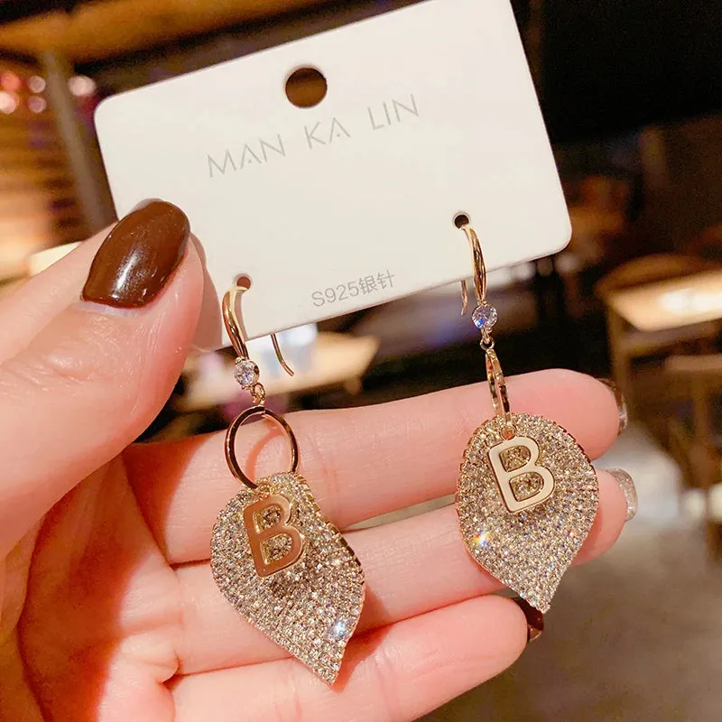 Round Bar Tassel Pearl Earrings