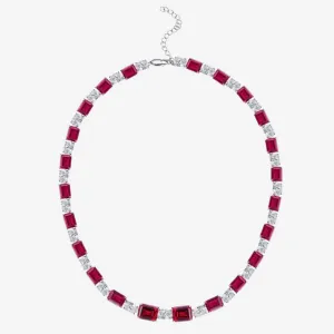 Ruby Red Riviere Necklace