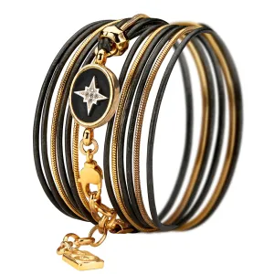 Shining Star Bracelet - Black