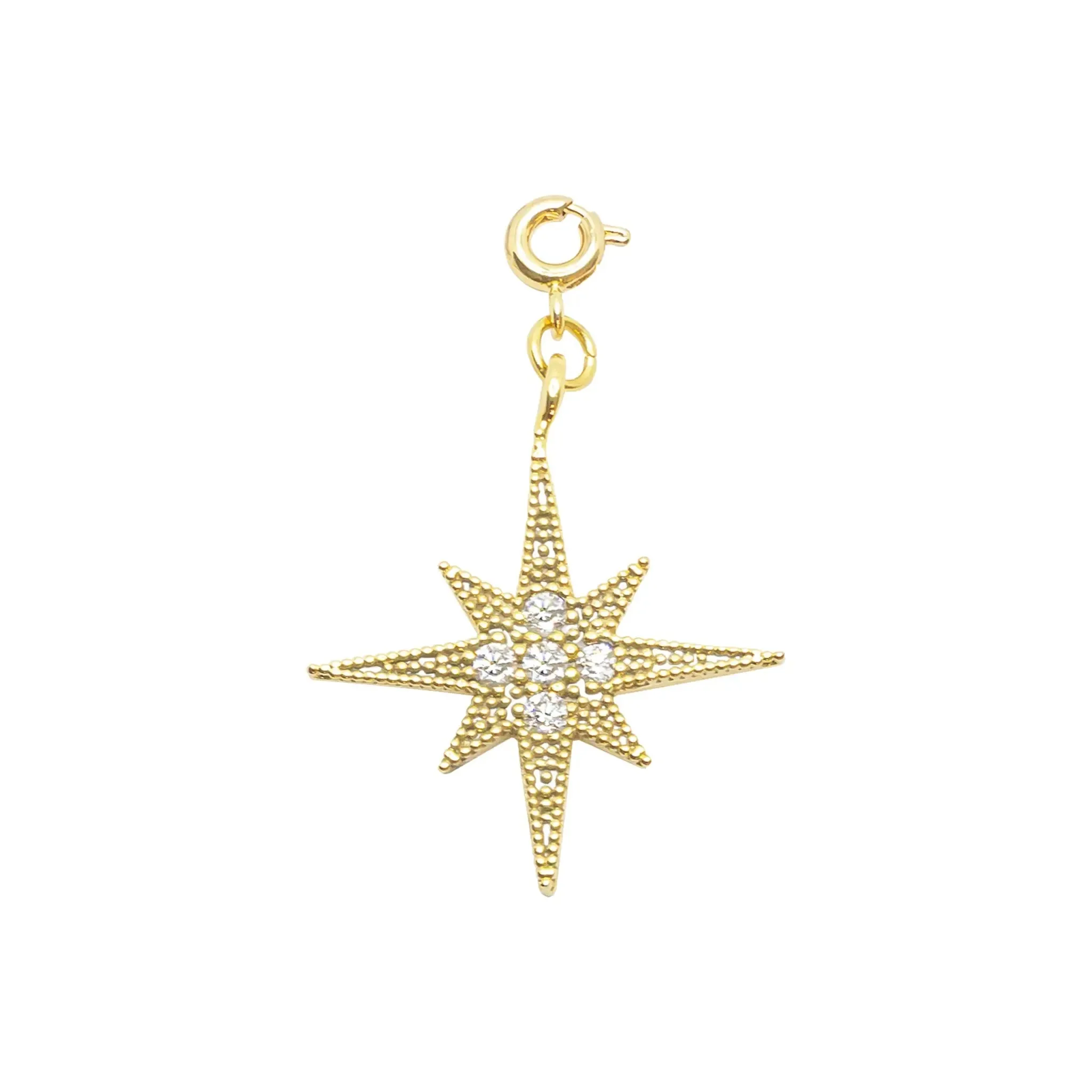 Shining Star Gold Charm