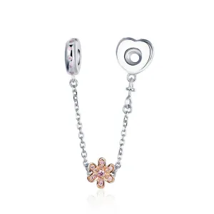 SHINING ZIRCON LOVE FLOWER BRACELETS CHAIN